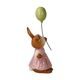 Rabbit figurine with baloon 9.5 / 6 / 15.5cm, stoneware, Goebel