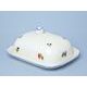 Butter dish for 250 g butter, Házenka ivory w/blue line, Český porcelán a.s.