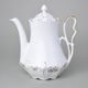 Coffee pot 1,2 l, Lenka Daisy flower, white variant, Rose China Chodov