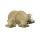 Beat sand-beige color glaze: Coffee set 18 pcs., Seltmann porcelain