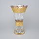 Crystal Vase Romantic "X", h: 255 mm, Gold, Ales Zverina - AZ Design