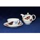 Butterfly Garden: Tea for one set, Roy Kirkham fine bone china