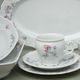 Cup 220 ml and saucer 16 cm, Thun 1794 Carlsbad porcelain, BERNADOTTE climbing roses