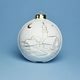 Vánoční ozdoba koule - Řezno,  7,5 cm, Unterweissbacher, porcelán Seltmann