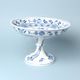 Mísa kompotová oboustranná na ozdobné noze vysoké 26 cm, Cibulák, originální z Dubí (2.j.)