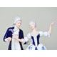 Dancing Couple Rococo, 16 x 13 x 23 cm, Isis, Porcelain Figures Duchcov