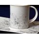 Cup 230 ml plus tray 27 x 16 cm, Summer Breeze 4198, Tettau porcelain