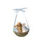 Hanging ornament Annual Rabbit 2026 8 / 6.5 / 6.5cm, biscuit china, Goebel