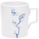 Hrnek Berlin 250 ml - Modrá orchidej, Míšeňský porcelán