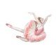 Ballerina with lace 23 x 16 x 15 cm, Kurt Steiner, Porcelain Figures Unterweissbacher