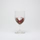 Egermann: Wine Glass Red Stain, 12 cm, Crystal Glasses Egermann