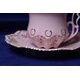 Cup 130 ml and saucer 140 mm, Lenka 247, Rose China