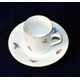 Cup mokka 70 ml plus saucer 115 mm Jasmin, Hazenka, Cesky porcelan a.s.