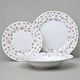 Plate set for 6 persons, Thun 1794 Carlsbad porcelain, BERNADOTTE 7570a57