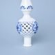 Christmas tree tip - perforated 7,5 x 22 cm, Original Blue Onion Pattern