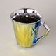 Mug Maxi Diamond Titanum Yellow, 550 ml, Porcelain Goldfinger