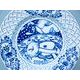 Annual plate 1994 18 cm, relief, Original Blue Onion Pattern