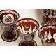 Egermann: Red Stain Wine Set, 39 cm, 7 pcs.