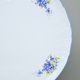 Plate cake 32 cm, Thun 1794 Carlsbad porcelain, BERNADOTTE Forget-me-not-flower