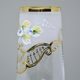 Claudia 180 ml, champagne glass, enamel flowers + gold, Novoborské sklo