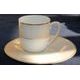 Coffee cup and saucer 0,21 l, Granat Marsala 3732, Tettau Porcelain