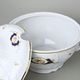 Soup tureen 2,5 l, Thun 1794 Carlsbad porcelain, BERNADOTTE arms