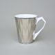 Mug 250 ml, Diamond Platinum, Goldfinger porcelain