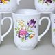 Mug Derby 250 ml, set 6 pcs., colorful flowers, Český porcelán a.s.
