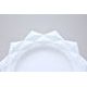 Plate Deep 24,5 cm, Diamond white, Goldfinger Porcelain