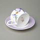 Hummingbird: Tea cup 230 ml + saucer 145 mm, english fine bone china, Roy Kirkham