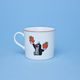 Cup 230 ml Mole in overalls with ball, THUN 1794 karlovarský porcelán