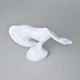 Klisnička 14,5 x 5,5 x 19 cm, bílé, Porcelánové figurky Duchcov