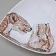 Miska Srdce Afriky - Lví rodinka, 16 x 15,5 cm, Extra limitovaná edice 5 ks, Dekor Helena Hlušičková (2)