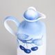 Vinegar cruet 0,5 l, Thun 1794 Carlsbad porcelain, BLUE CHERRY