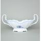 Fruit bowl with handles 36 cm, Thun 1794 Carlsbad porcelain, BERNADOTTE Forget-me-not-flower