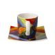 Espresso šálek a podšálek Studie barev 100 ml, jemný kostní porcelán, W. Kandinsky, Goebel