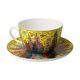 Cup and saucer James Rizzi - My New York City Sunset, 500 ml / 19 cm, Fine Bone China, Goebel