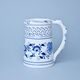 Beer Jug perforated 400 ml, Original Blue Onion Pattern