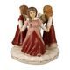 Three Angels dancing candleholder 19 / 19 / 17.5 cm, stoneware, Goebel