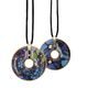 Necklace Larkspur 5 / 1 / 5cm, porcelain, L. C. Tiffany, Goebel