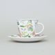 Coffee cup 150 ml and saucer 150 mm, Thun 1794 Carlsbad porcelain, TOM 30005