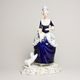 Lady with dog 15 x 10 x 23,5 cm, Isis, Porcelain Figures Duchcov