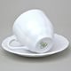 Verona white: Cup 190 ml + saucer 150 mm, G. Benedikt 1882, bottom sign