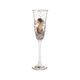 Champagne glass 100 ml Lady with fan, glass, G. Klimt, Goebel