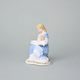 Panenka Marie 12 cm, biskvit + saxe, porcelánové figurky Duchcov