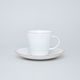 Cup 150 ml (coffee)  plus  saucer 150 mm, Thun 1794 Carlsbad porcelain, TOM 29965