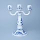 Candle holder 3-arm 25 cm, Original Blue Onion Pattern