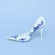 Ladies' porcelain shoe 23 cm, Blue Onion, Leander