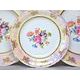 656: Plate dining 25 cm, Sonata, flowers, Leander 1907