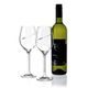 Silueta - Set 2 sklenic na bílé víno 360 ml, krystaly Swarovski, DIAMANTE